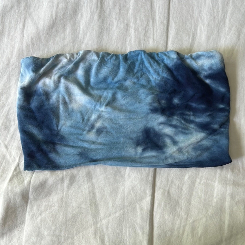 LuxLA Tube Top with tie dye print